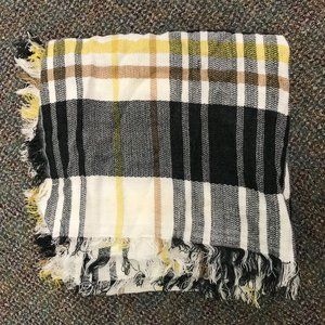 Multi-colored striped scarf